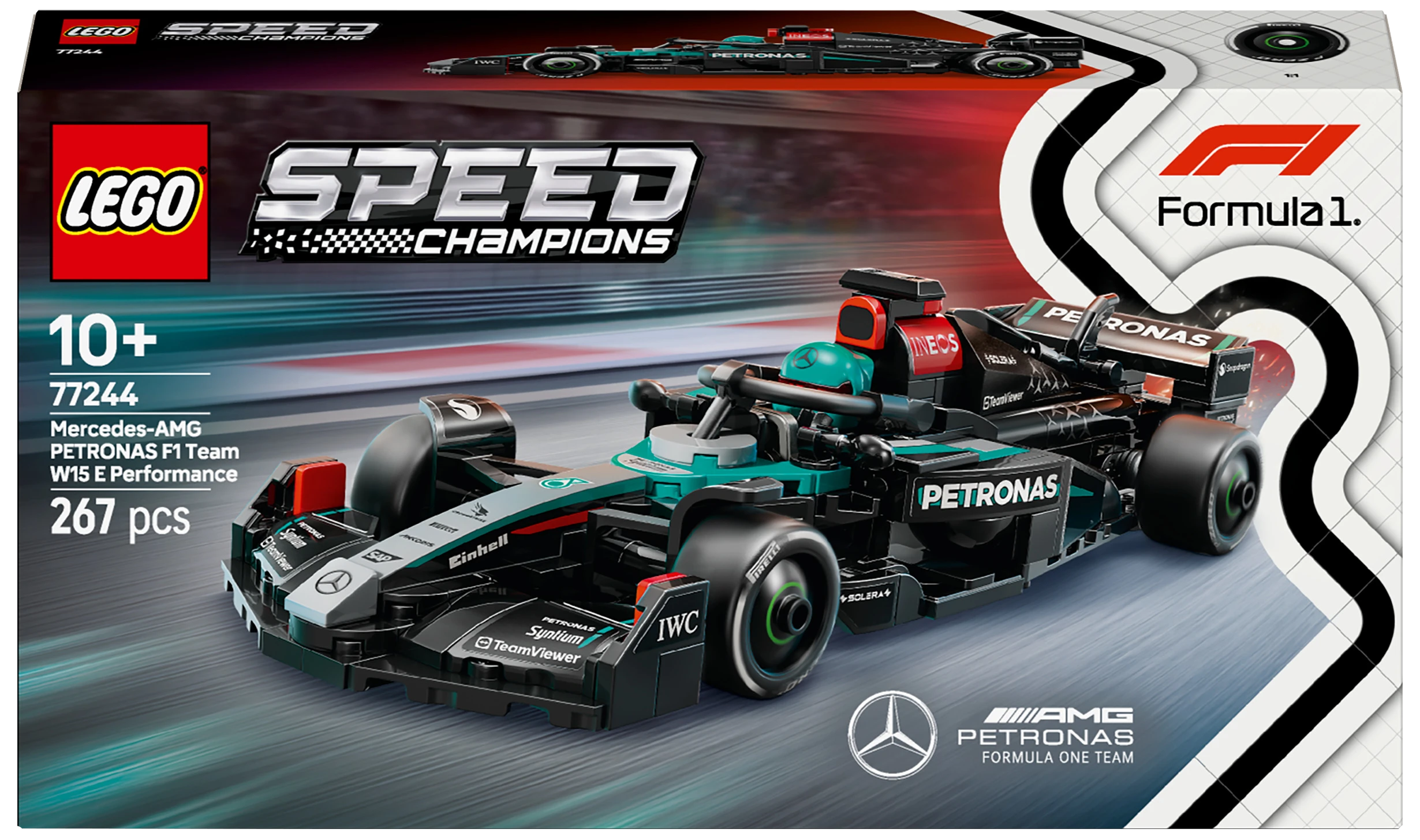 LEGO Speed Champions Mercedes-AMG F1 W15 racerbil 77244
