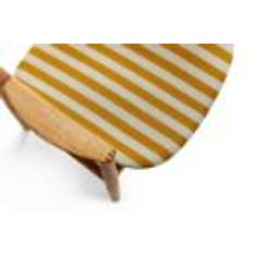 Bent Hansen Asger Stol M. Polstring H: 80 cm - Eg,Olieret / 22-100/110 Yellow