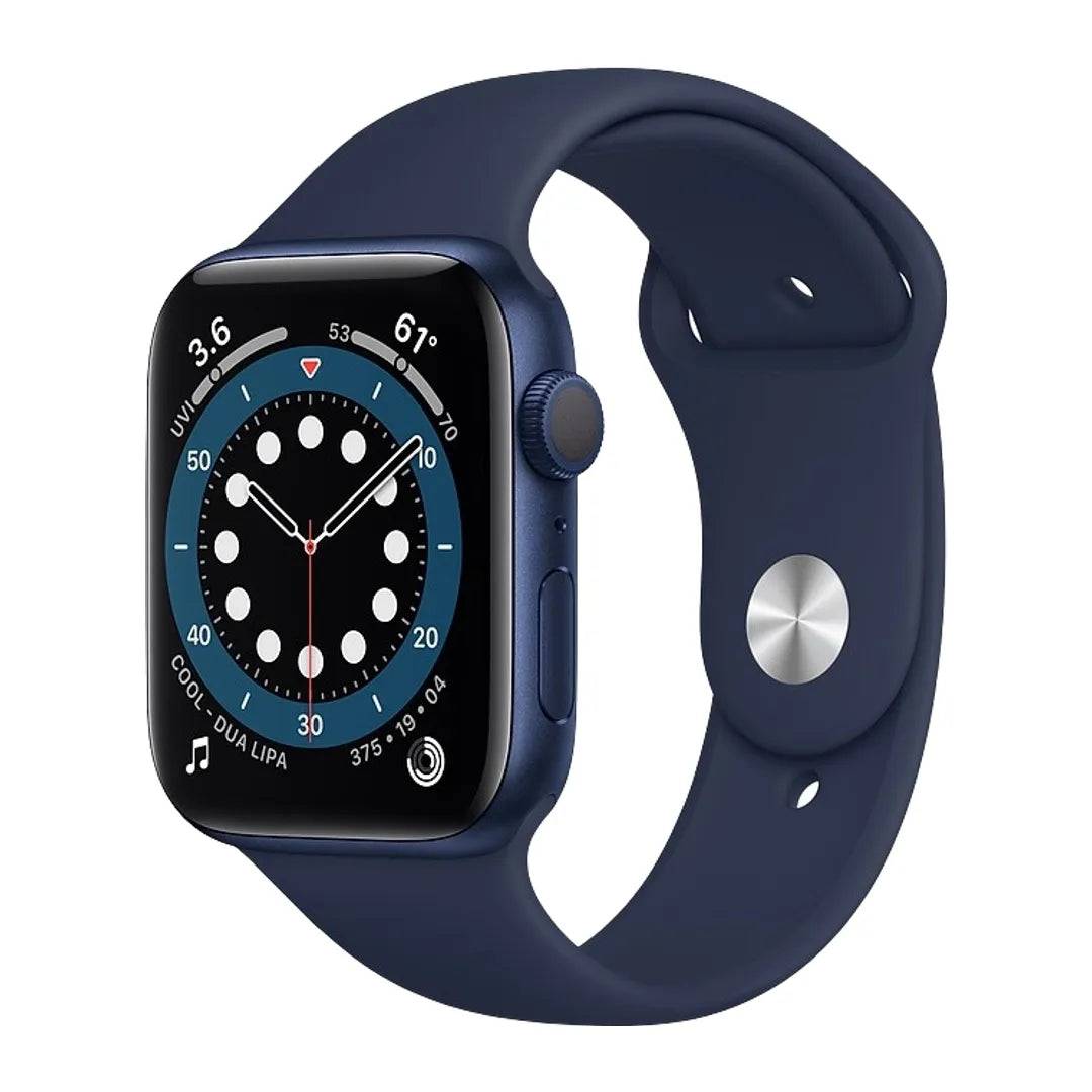 Brugt Apple Watch 6 - 44mm - Aluminium - GPS+Cellular | Blå | Rigtig god stand