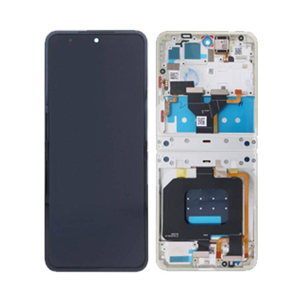 Motorola Razr 70 Huvuddisplay - Bright White