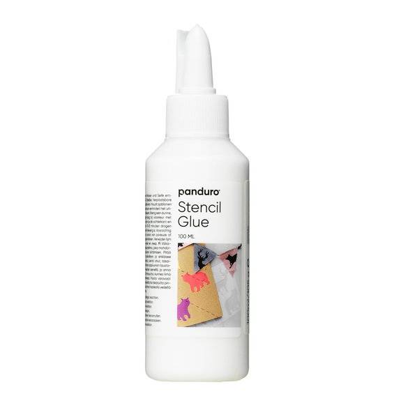 Panduro Stencillim, schablonlim, 100 ml – flyttbart lim