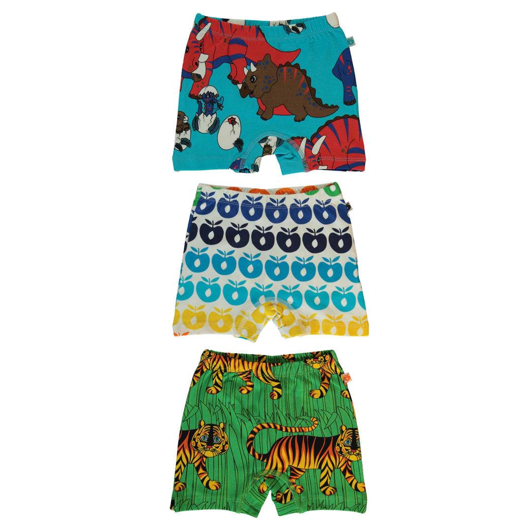 3 pak underbukser til drenge multi print - Blue Atoll / 11-12