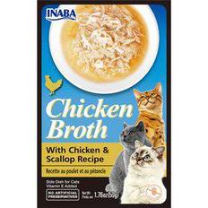 CHURU - 12 x Chicken Broth Med Kylling og Kammuslinger 12 x 40gr - Klar til levering - Prismatch