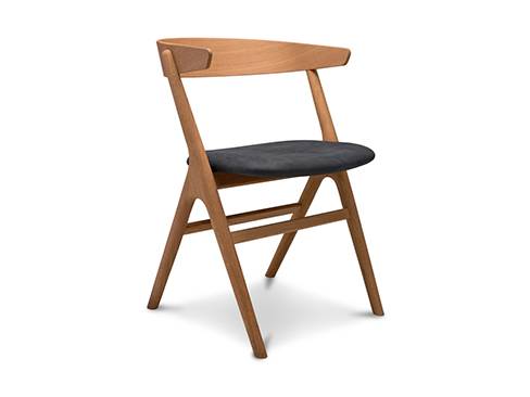 No 9 Chair i eg olie/Dunes Anthracite - Sibast Furniture