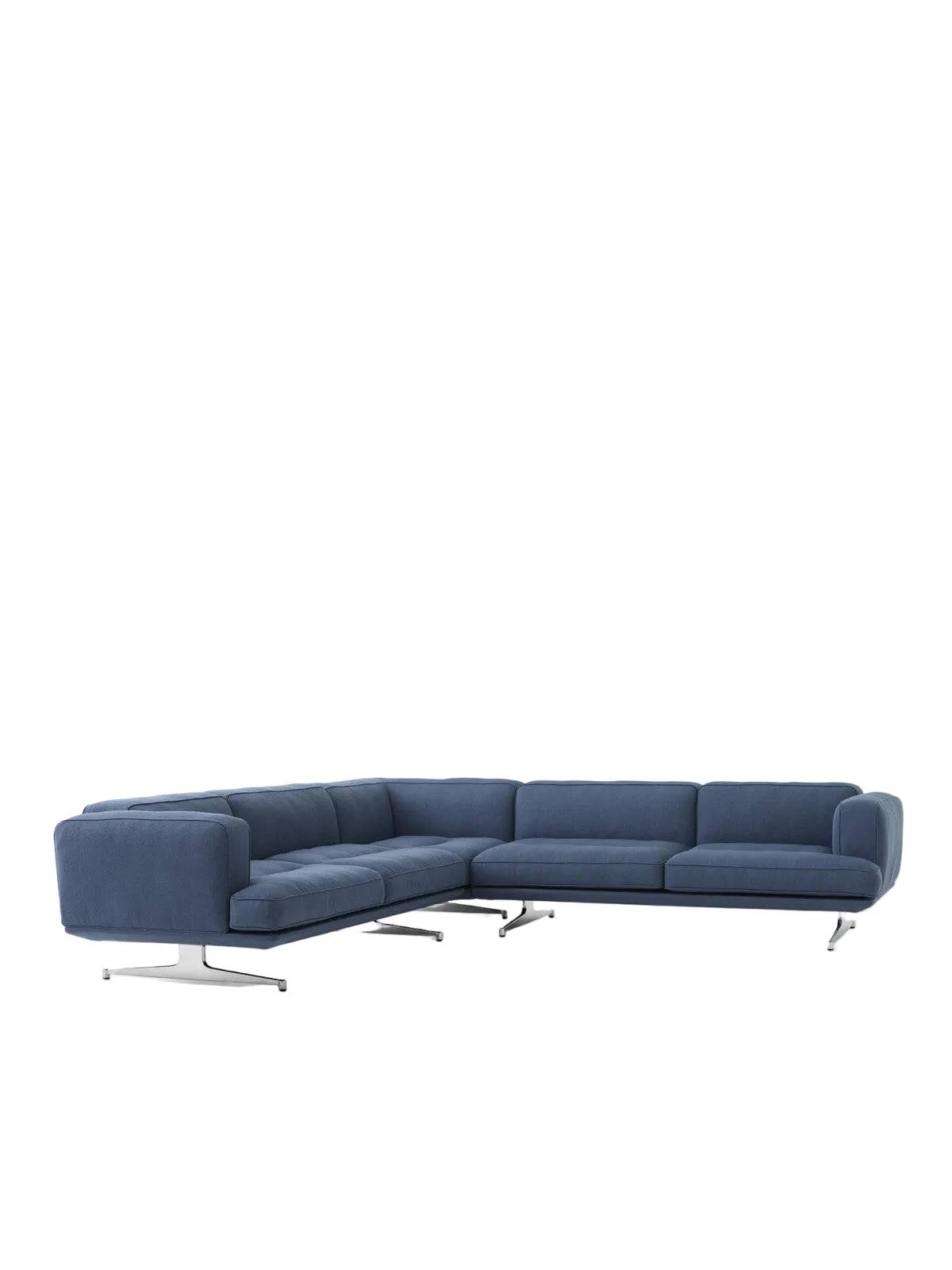 &Tradition - Inland AV41 hjørnesofa Vidar 733 - poleret stel - Jacobsen Plus