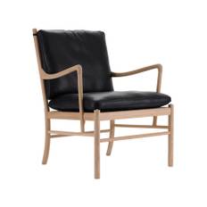 Carl Hansen & Søn OW149 Colonial chair fåtölj Thor 301 svart-vitoljad ek