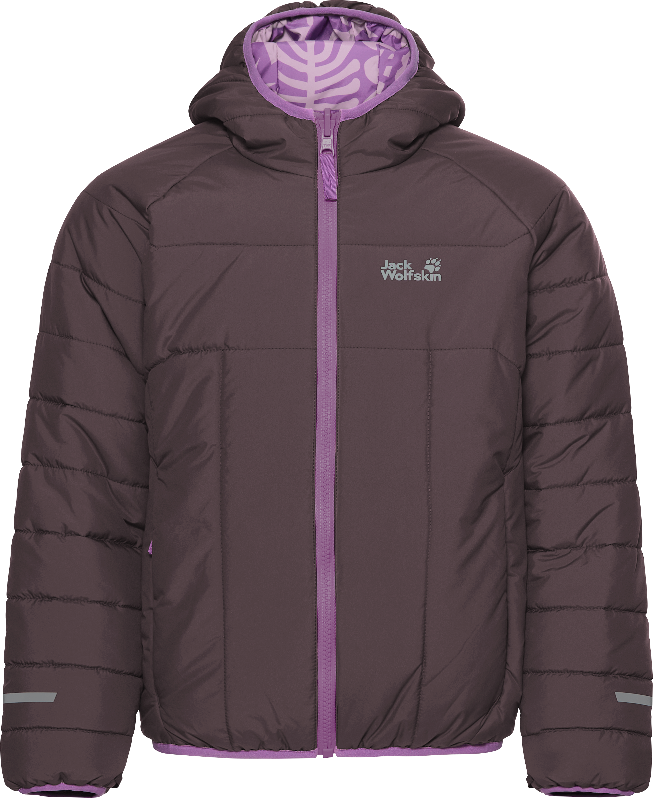Jack Wolfskin Kids Zenon Twist Hooded Jacket Sheer Plum, 152