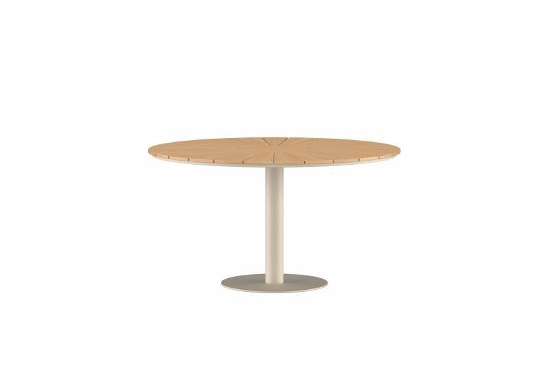 Croft rundt havebord Ø120cm teak beige
