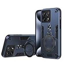 Telefonskyddspaket Compatible with Xiaomi Poco X6 Pro Case Shockproof Magnetic Kickstand Hard Cover Shockproof Dustproof Drop Proof Military Grade Protective Cover Compatible with Xiaomi Poco X6 Pro F