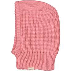 MarMar Elefanthue - Uld/Bomuld - 2-lags - Strik - Raspberry - MarMar - 4-5 år (104-110) - Elefanthue - dobbelt