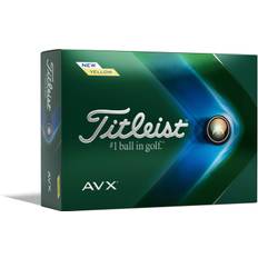 Titleist AVX (2022) Logobolde - Gul