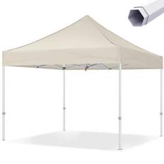 Pavillon Easy Up - 3x3m - Stål - Premium - Beige