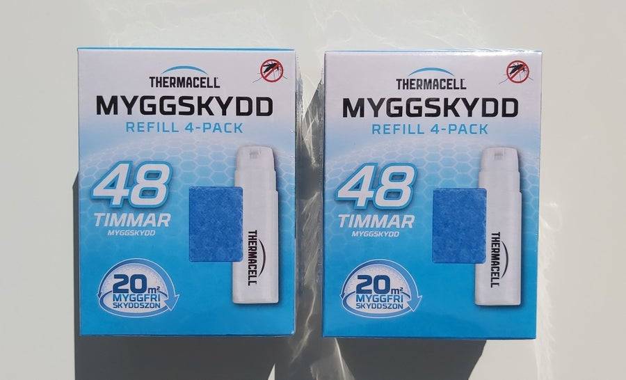 2 st Thermacell Refill - Totalt 96 timmars myggskydd.