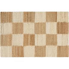 Decotique Chess Dørmåtte 60x90 Cm Natural / Offwhite - Dørmåtter Jute Off-White - JUTE CHESS 60 X 90 CM