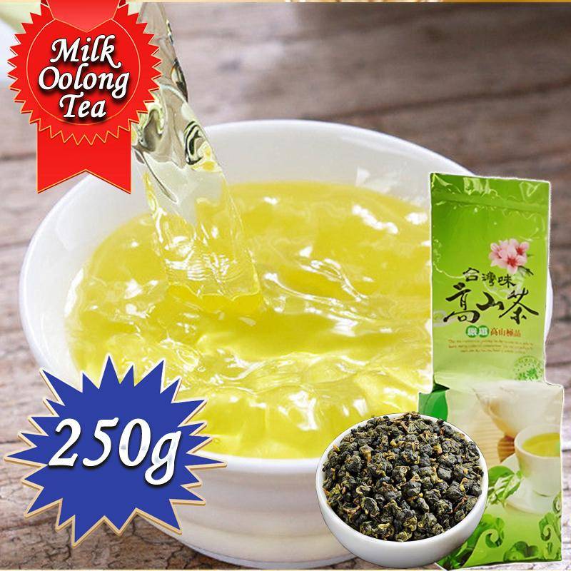 HelloYoung 250 g Taiwan High Mountain Tea Alishan Oolong Tea Vakuumförpackad mjölk Oolong Tea Stark arom som är resistent mot bryggning