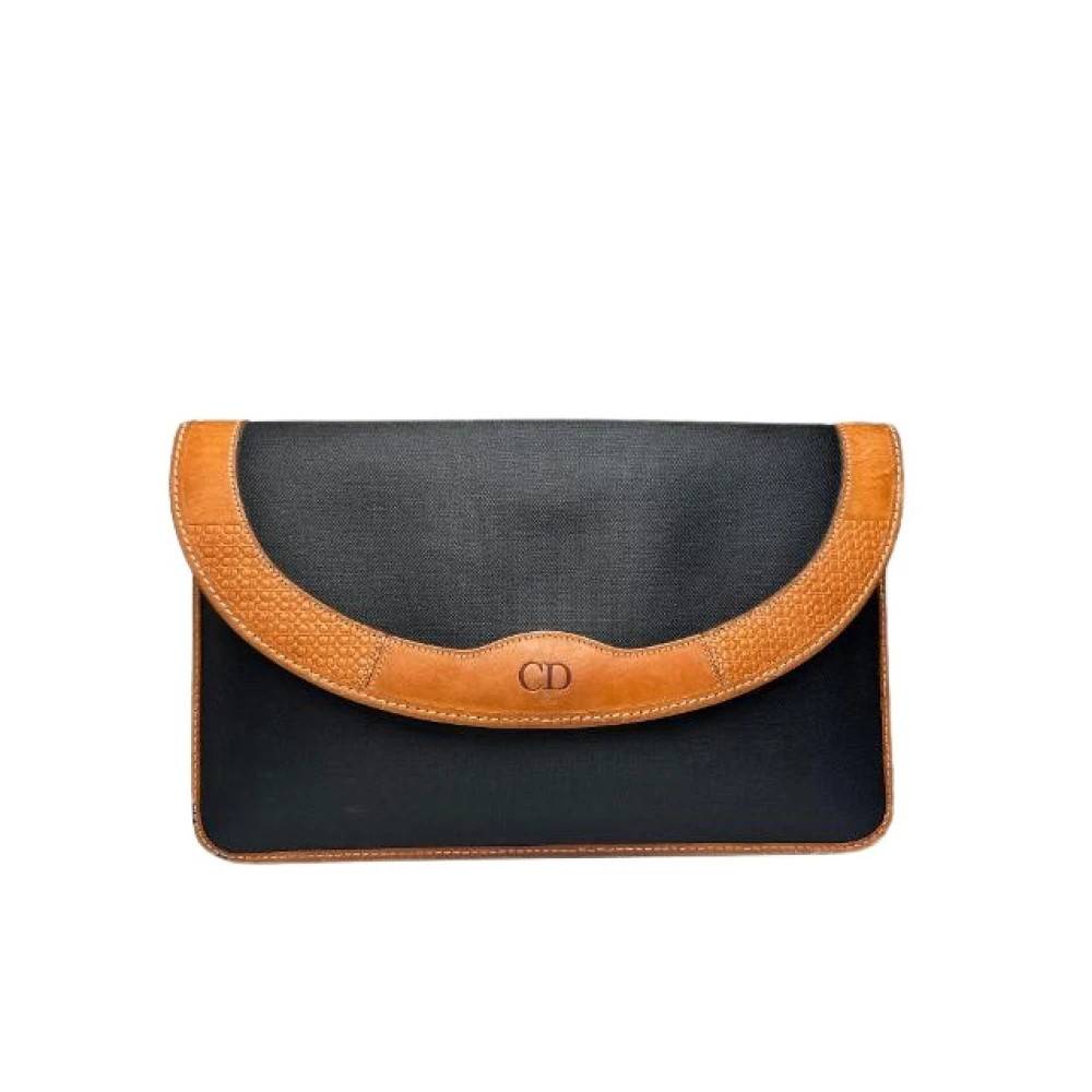 Dior Vintage Pre-owned Vintage Clutch - Vintage - Dame - Sort - ONE SIZE - Læder