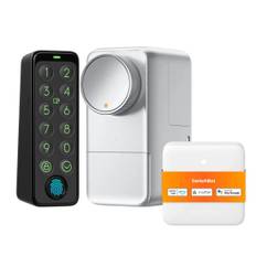 SwitchBot Lock Pro Sølv + SwitchBot Keypad Touch + SwitchBot Hub Mini Matter