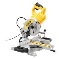 Dewalt DWS777-QS XPS + DE7023-XJ Kap/geringssåg med sågbänk