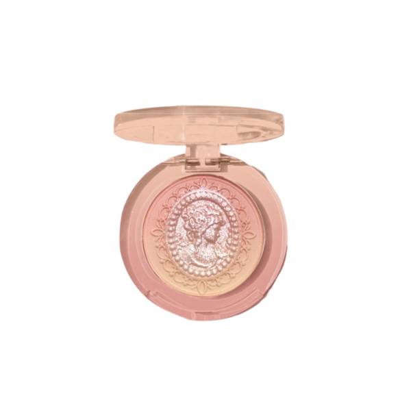 COLORROSE - Vintage Queen Embossed Gradient Blush - 6g - CR1067 Grapefruit - Multi