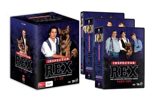 INSPECTOR REX: Den komplette originale serie 1-10 – DVD (Remastered, Region 2)