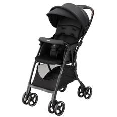 Aprica B Type Stroller Magical Air Free 7 Months to 36 Months Lightweight Compact 4 Wheel Free 2183380 (Black) [2023 Model] svart