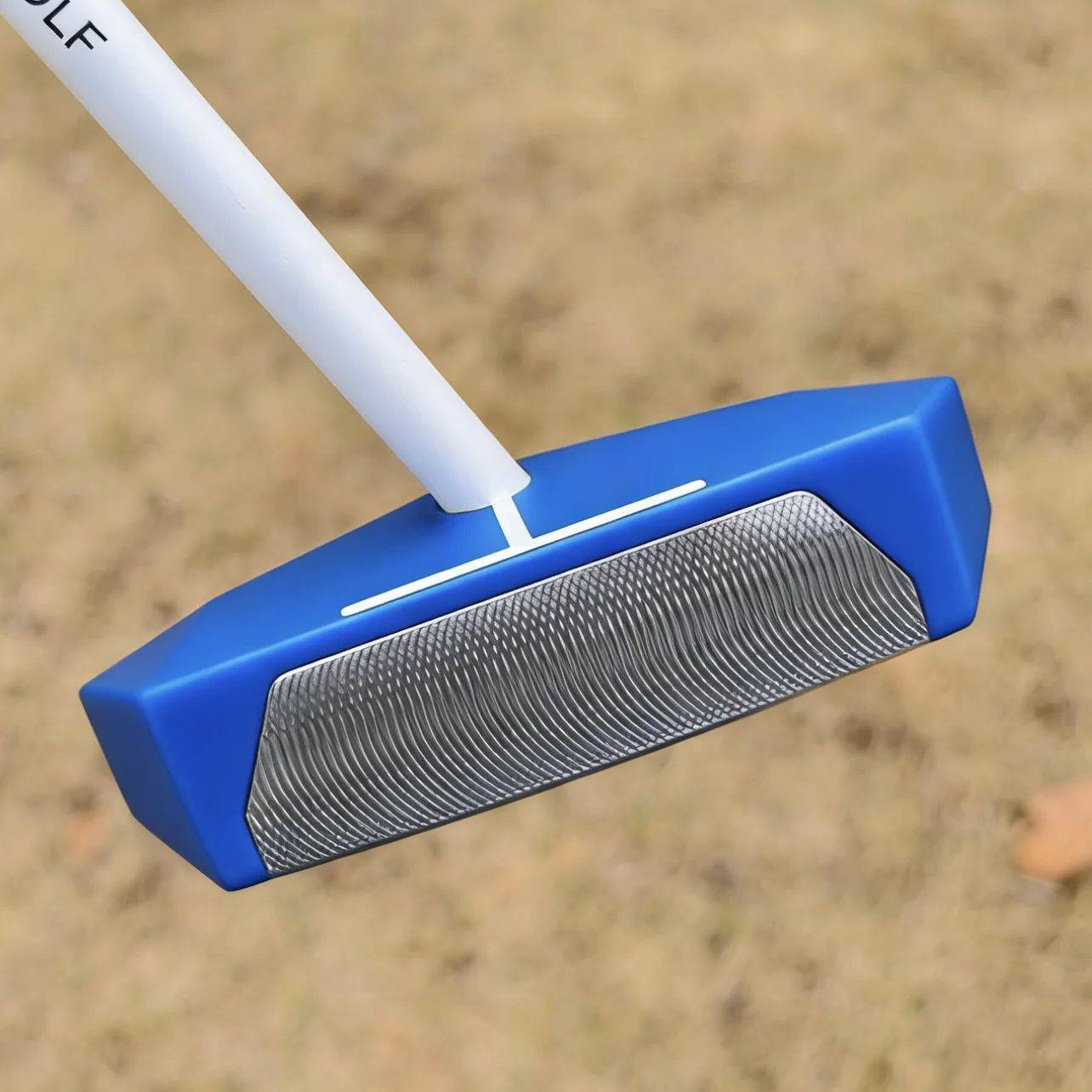 Left-handed Z1i Blue Golf putter with zero torque and ball-retrieval design. See product details for more information