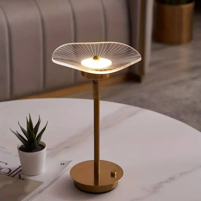 Elegant LED Skrivbordslampa med Justerbar Design