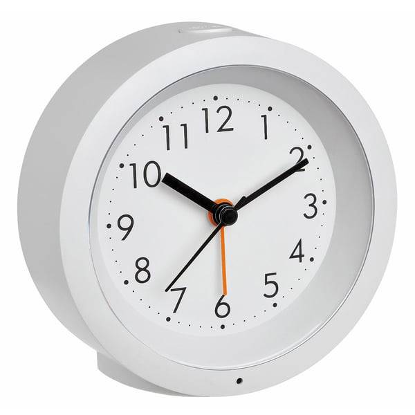 TFA-Dostmann 60.1029.02 vækkeur Quartz alarmur Hvid
