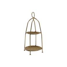 Fruktskål Home ESPRIT Gyllene Metall 36,5 x 36,5 x 61 cm
