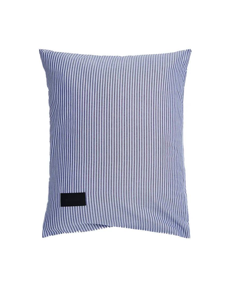 Wall Street Oxford Pillow Cover 60x63 cm fra Magniberg Dark Blue Stripe - Jacobsen Plus