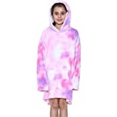 A2Z 4 Kids Flickor Pojkar Överdimensionerad Hoodie Tryckt - Snuggle 954 T.D Pink_.Kids