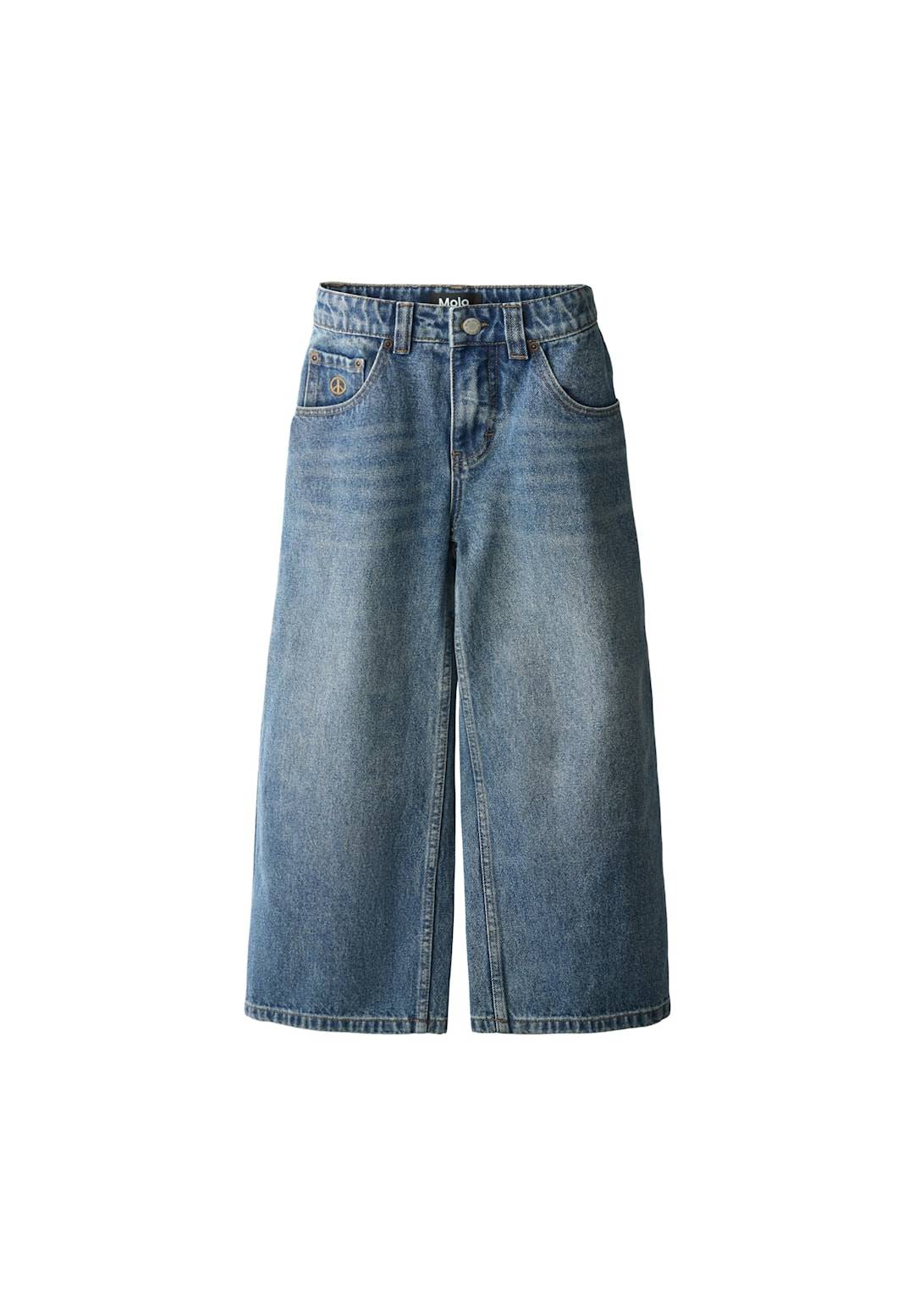 Molo GOTS Askio Jeans Tinted Vintage Blue Tinted Vintage Blue 128 cm Blå 128 cm Pojkar, Flickor