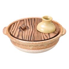 Size boiled tofu pot Arita ware clay pot 5.5 [17×9.5cm] brun