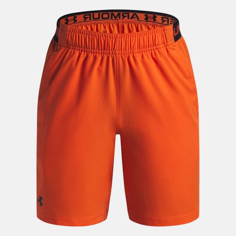 Under Armour Vanish Boys' Shorts Orange Base / Black YXS (122 - 127 cm).