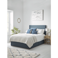 Lina Storage Bed - Navy Double