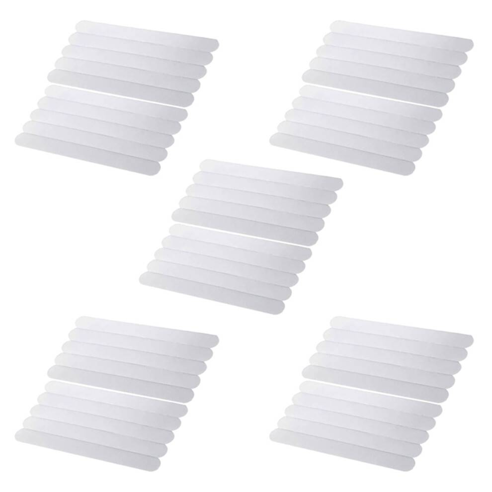 50Pcs Anti-Slip Strips Safety Shower Treads Stickers Bathtub Non Slip Stickers Stair Step Anti Slip Tape 7.87Inch