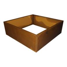Zinkbakken højbed cortenstål 348 x 120 x 40 cm