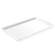 Buffetudstillingsbakke til mad lavet af melamin GN2/4, højde 20 mm, hvid - Hendi 566053
