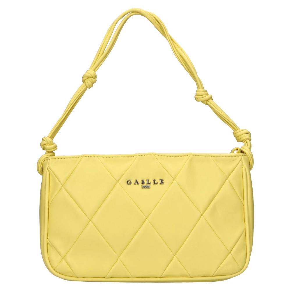 Gaëlle Paris Skuldertaske med flap - Tasker - Dame - Gul - ONE SIZE - Uld
