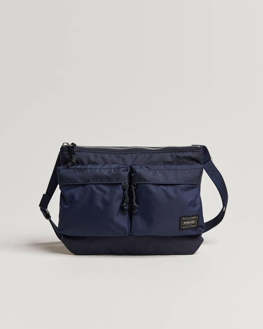 Porter-Yoshida & Co.Force Small Shoulder BagNavy Blue