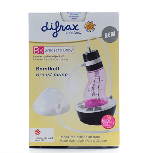 Difrax Håndfri El-Brystpumpe - 1 stk