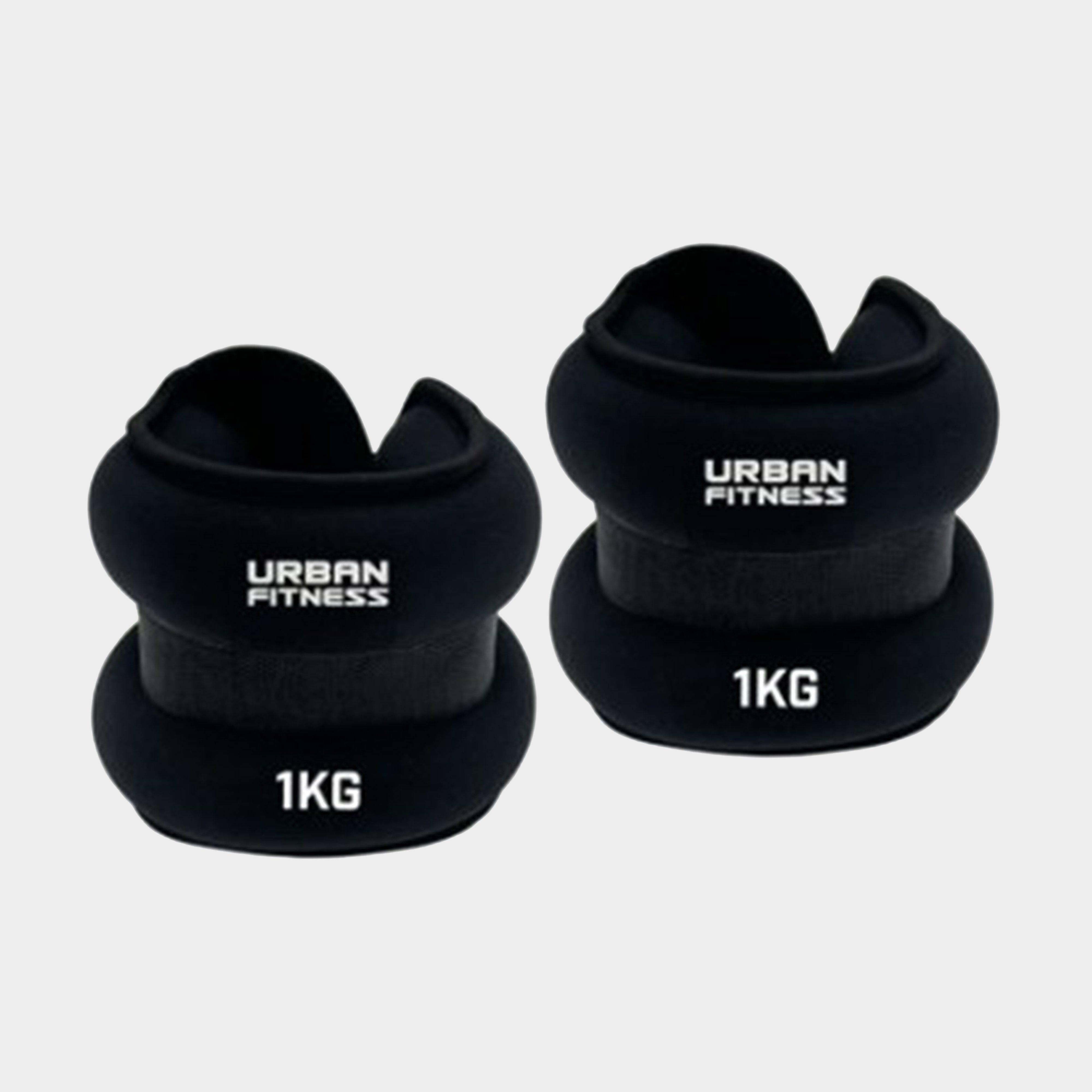 Urban Fitness Ankle/Wrist Weights (2kg), Black
