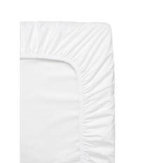 ENGHOLM TEXTILES Faconlagen Satin |Vit |140X200X30 cm