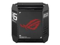 (ComputerSalg) ASUS ROG Rapture GT6 - Wifi-system - (router) - upp till 270 kvadratmeter - mesh 1GbE, 2.5GbE - Wi-Fi 6 - Dubbelband
