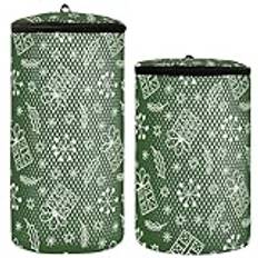 Tvättmaskin skoväska, 2-pack skor tvättpåsar för tvätt, skorengöringspåse, söt juldesign, 1 storlek, söt juldesign, en storlek, en storlek,, Vacker juldesign, Talla única, Trendig/slim fit