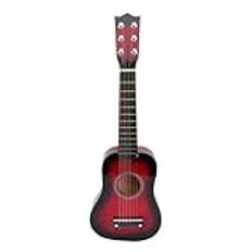 VICASKY 21 musik instrument träleksaker småbarn gitarr färgglada musical instruments guitar leksaker för flickor dockhus akustisk gitarr trä gitarr portabla hantverk stränginstrument bebis