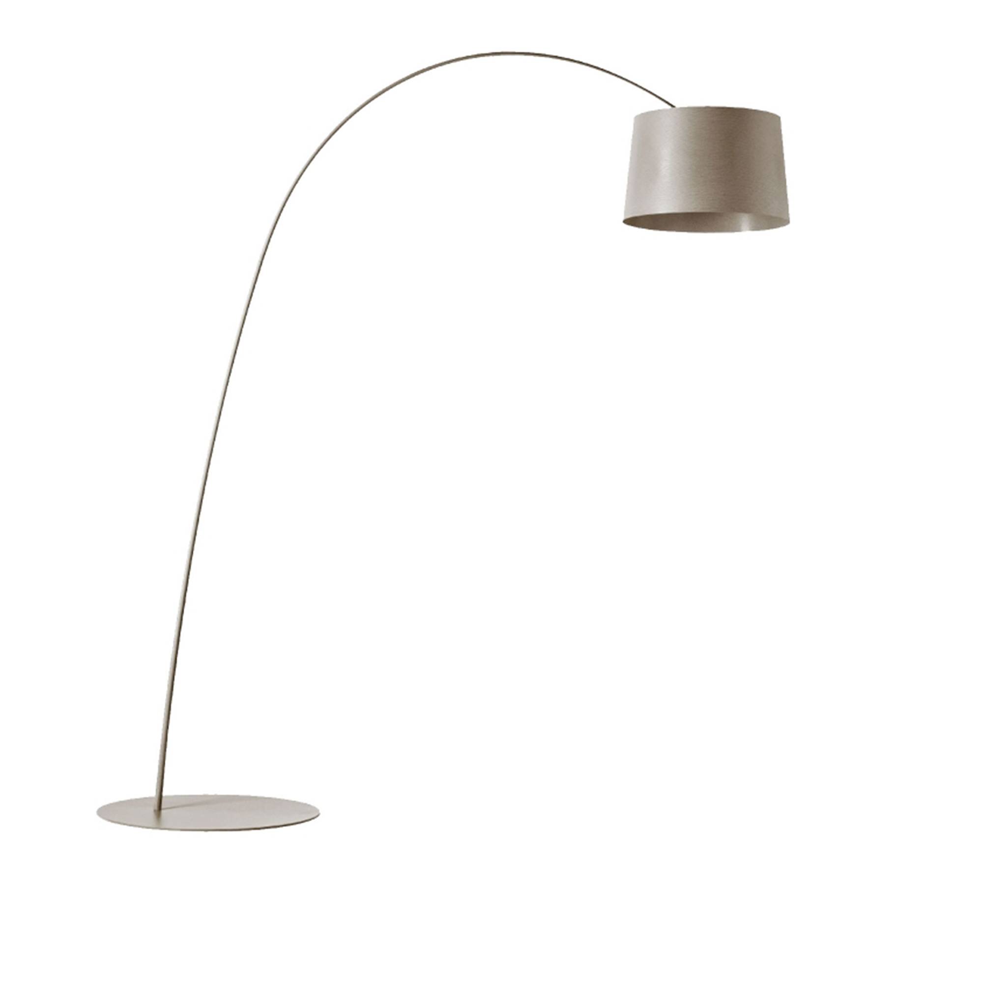 Foscarini - Twiggy - Golvlampa, Beigegrå, Med LED-lampa - Båglampor - Marc Sadler - Beige