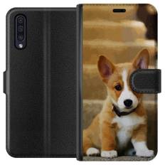 Samsung Galaxy A50 Sort Tegnebogsetui Liten Hund