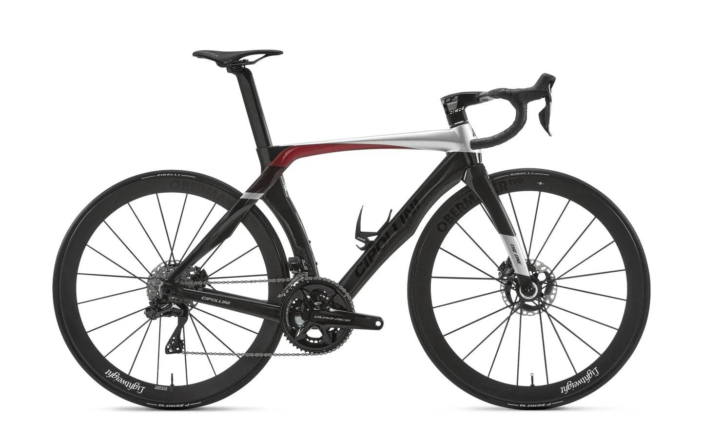 Cipollini RB1K The One DB 2026 - Shimano Dura-Ace Di2 2x12sp - Campagnolo BORA WTO 45 - 064 / XS / Carbon/Silver/Red Metal Shiny