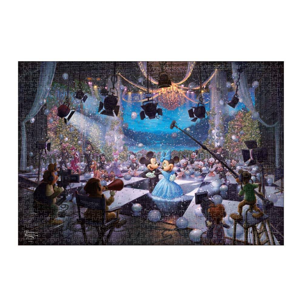 Tenyo in Jigsaw Puzzle Disney 100th Celebration Includes and Service Card (Tenyo) [Made Japan] 1000-Piece (51x73.5cm) D-1000-862, Glue, Spatula,